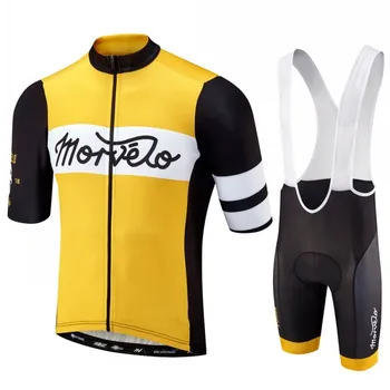 

Cycling Short Set Pro Team Cycling Set Bike Jersey Sets Yellow Cycling Suit Maillot Ropa Ciclismo MTB Kit Size xs-3xl