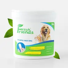 50 шт. ПЭТ салфетки для зубов чистые зубы десны освежает дыхание хлопок не-тканые салфетки для кошек продукты для ухода за домашними животными