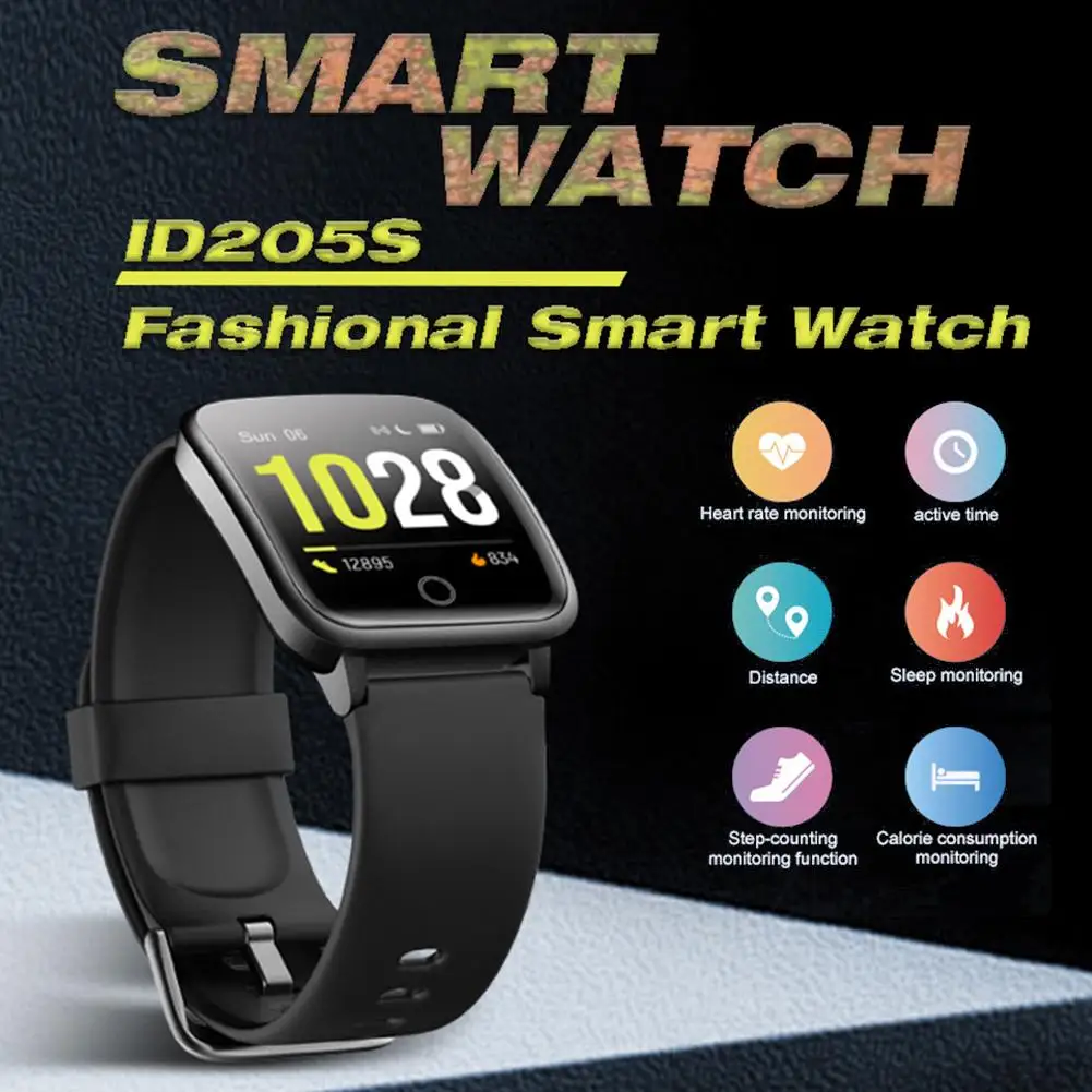 ID205S 1.3 pollici Bluetooth 4.2 braccialetto intelligente impermeabile  digitale frequenza cardiaca Fitness Tracker Monitor Tracker sport Smart  Watch - AliExpress