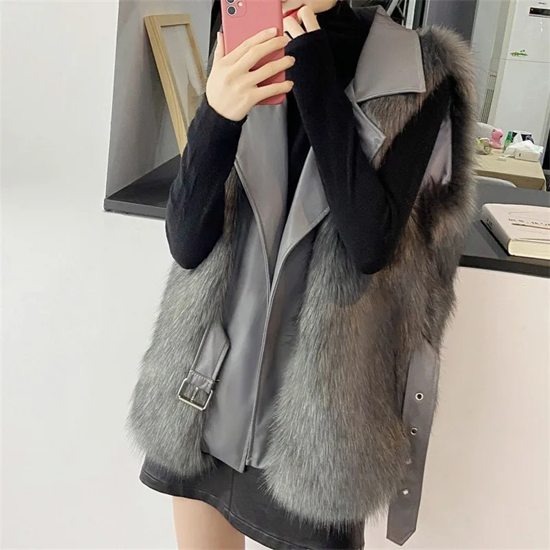 fashion-new-casual-vest-coat-women's-autumn-and-winter-furry-top-temperament-imitation-fox-fur-leather-jacket-cotton-vest-top