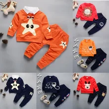 Детская одежда для мальчиков весенне-осенний костюм для маленьких мальчиков и девочек г. Модный детский спортивный свитер с героями мультфильмов комплект из двух предметов