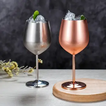 

Stainless Steel Red Wine Goblet Bar Party Beer Juice Drink Champagne Cup Tumblers Wine Goblet Cup