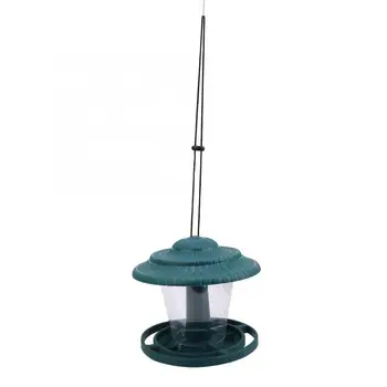 

Outdoor Green Garden Bird Feeder Wild Bird Feeder Lazy Bird Feeder.