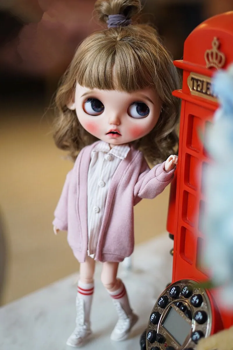 Новинка; 1/6 кукла кардиган пальто Blyth пальто кукольный наряд Pullip кардиган 0612(подходит для blyth, pullip, озон, BJD, kurhn, Licca