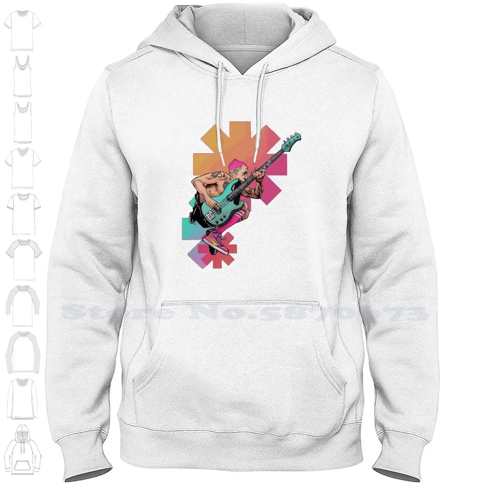 Flea Bass 2 Streetwear Sport Hoodie Sweatshirt Chili Peppers Flea John  Frusciante Hot Anthony Kiedis Guitar Californication