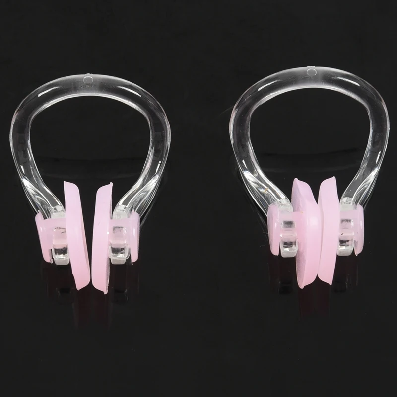 Protective silicone nose clip pink- 2 pieces