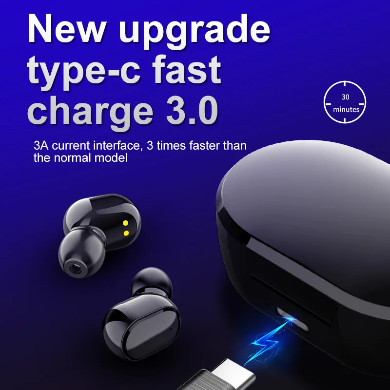 Tws Bluetooth наушники M1 беспроводные в ухо стерео BT 5 0 с микрофоном гарнитуры для Xiaomi