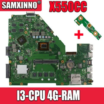 

X550CC motherboard For Asus X552C R510C R510CC X550CC Y582C Y581C laptop Motherboard I3 motherboard X550CC motherboard