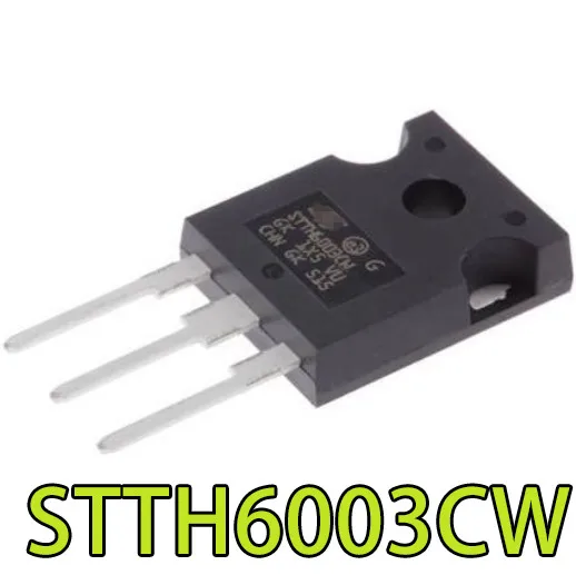 

10PCS/Lot STTH6003CW STTH6003 TO-247 fast recovery rectifier 60A 300V new original