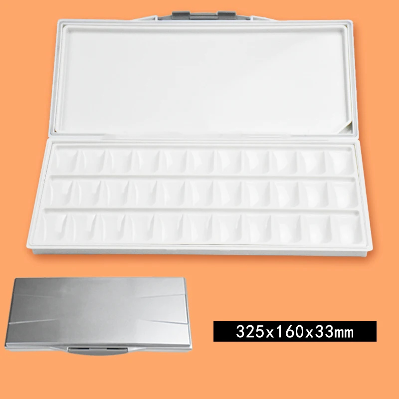 Профессиональная увлажняющая палитра для рисования акварелью Пустая в коробке