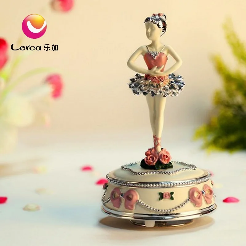 Dancing Pewter Enamel Ballerina Music Box  Birthday/valentine's/christmas/new Year Gift - Music Boxes - AliExpress