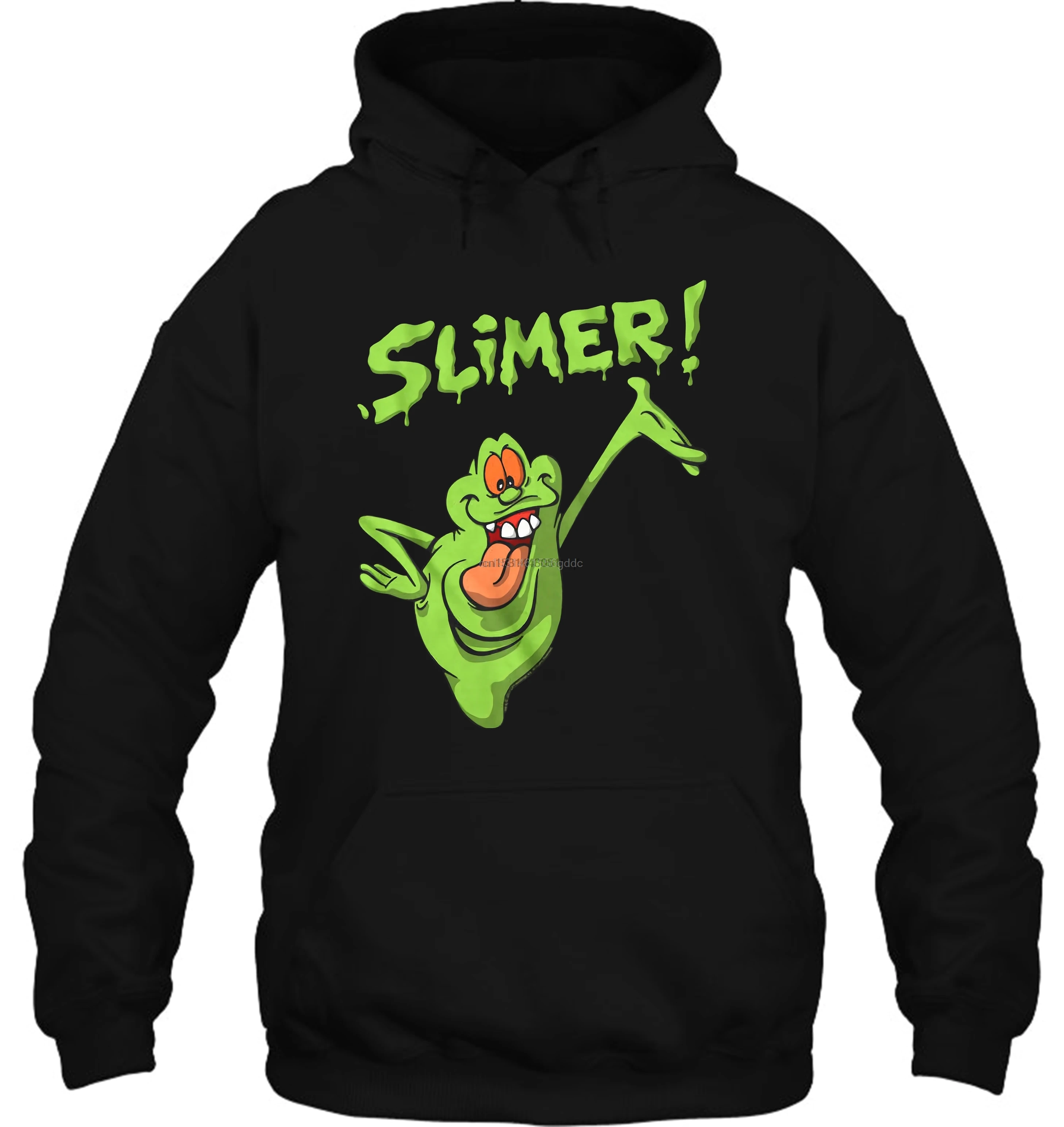 Мужская толстовка с капюшоном Ghostbusters Kids Happy Slimer Ghost TV рисунком для маленьких