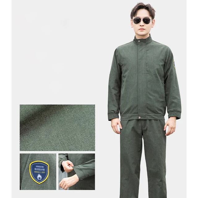 Fireproof Working Coveralls Workshop Safety