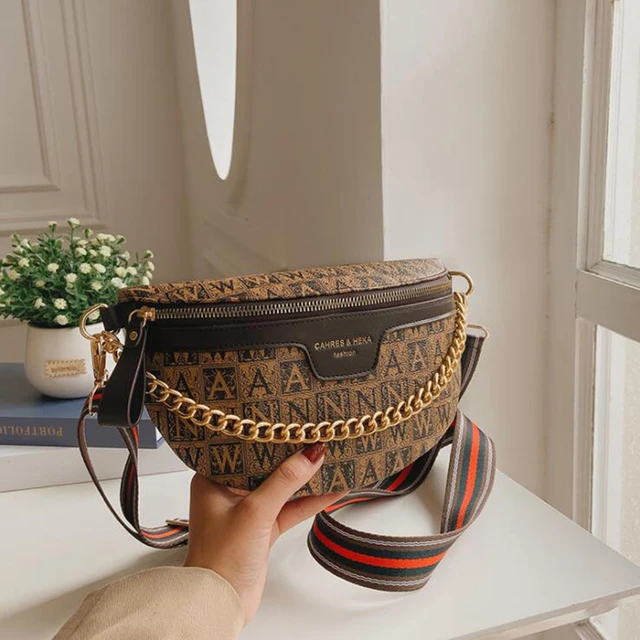 Waist Bags for Women Luxury Designer Brand Handbag Female Shopper Shoulder Purse Belt Banana Wallet Fanny Pack 2022 New Trend Coffee 2