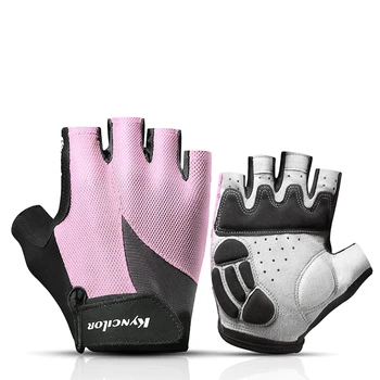 

Summer Lycra bike glove fingerless Outdoor riding biking running cycling glove half finger girl cyclist racing bicycle glove gel