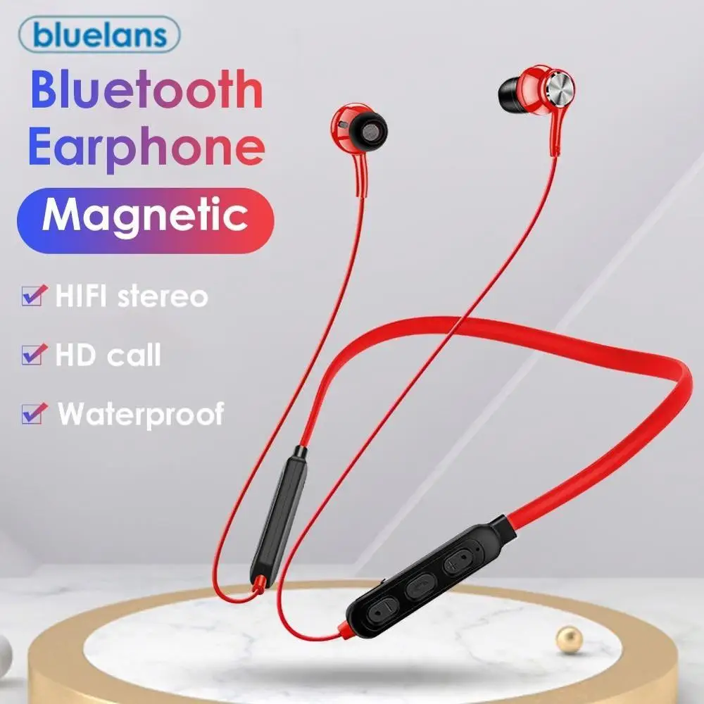 

G03 Wireless Bluetooth Magnetic Adsorption Stereo Earphones Neckband Earbuds Waterproof Wireless Headset For Sport Gaming