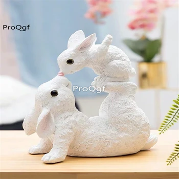 

Ngryise 1 set deer or kiss you rabbit series statue