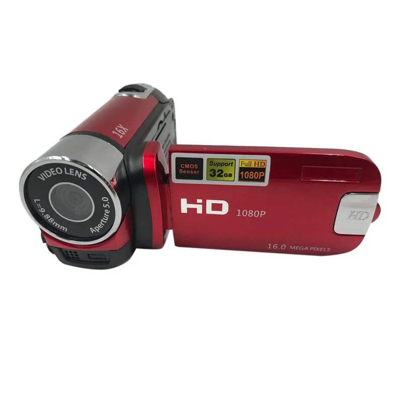 Мини Портативная 2 7 дюймовая цифровая видеокамера TFT ЖК экран Full HD 16x Zoom DV Camera COMS
