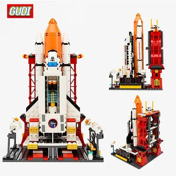 

GUDI 8815 City Spaceport Space Shuttle Launch Center Building Blocks 679pcs Bricks Educational Toys For Kids