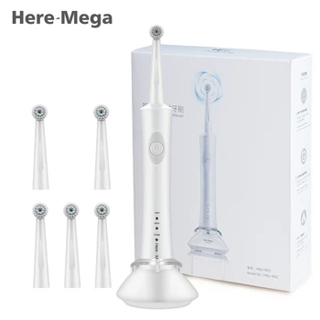 

HERE MEGA Sonic Electric Toothbrush Rotating Timer Vibrating Tooth Whitening Sonic Brush Rechargeable USB Teeth Cleaning R02