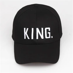 Casquette de Baseball brodée roi reine pour hommes et femmes, chapeau noir pour couple, sport Hip Hop 