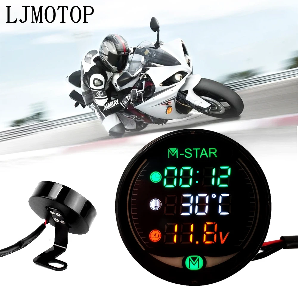 Night Vision Motorcycle Meter Time Temperature Voltage Table For Ducati Hypermotard 796 Monster S2r 800 St4s 748 900ss Instruments Aliexpress
