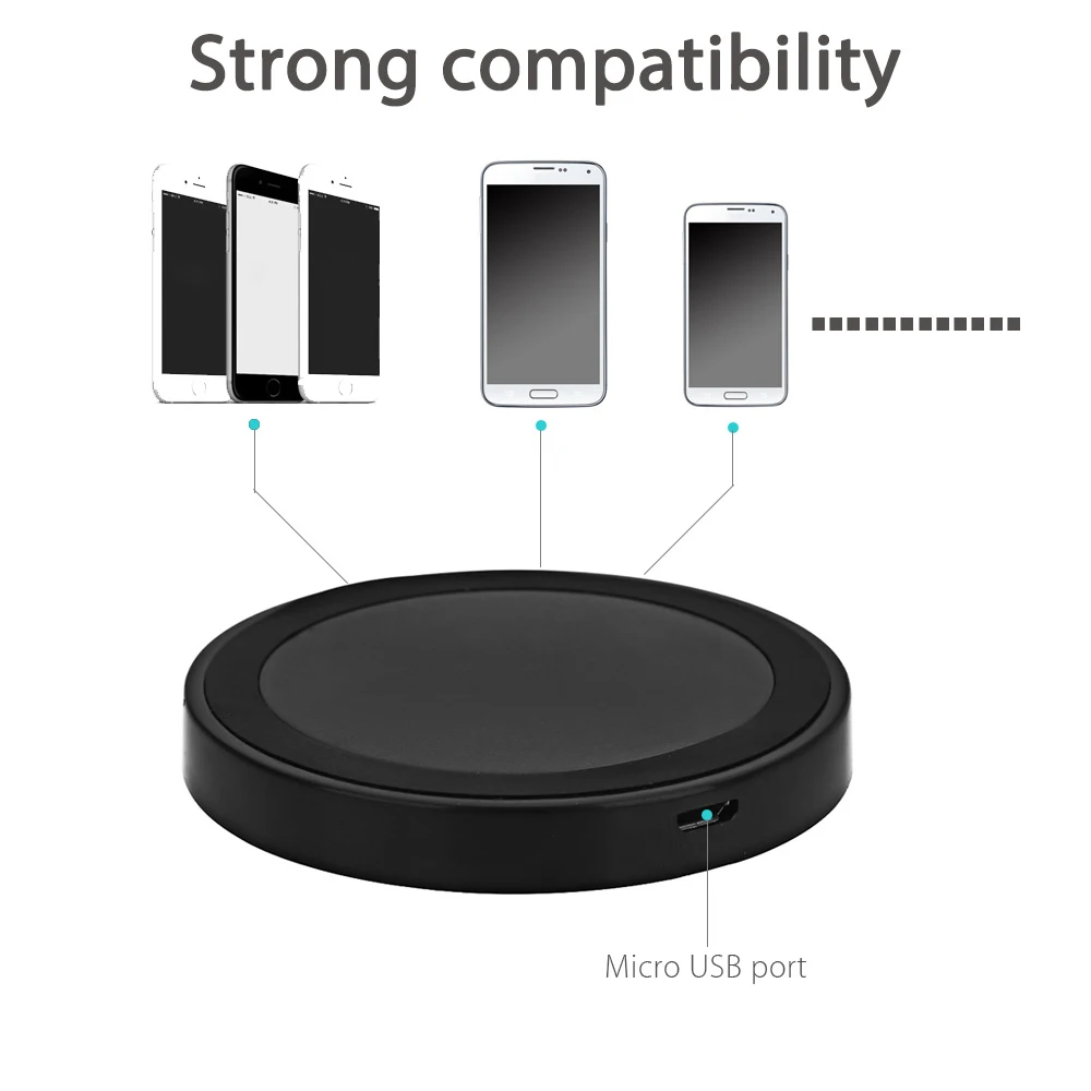 Беспроводная зарядная панель Qi+ модуль зарядного адаптера для iPhone