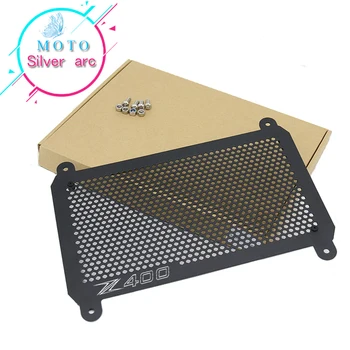 

FOR KAWSAKI Z400 Z 400 2019 Motorcycle Radiator Grille Guard Cover Protector Fuel Tank Protection CNC BLACK