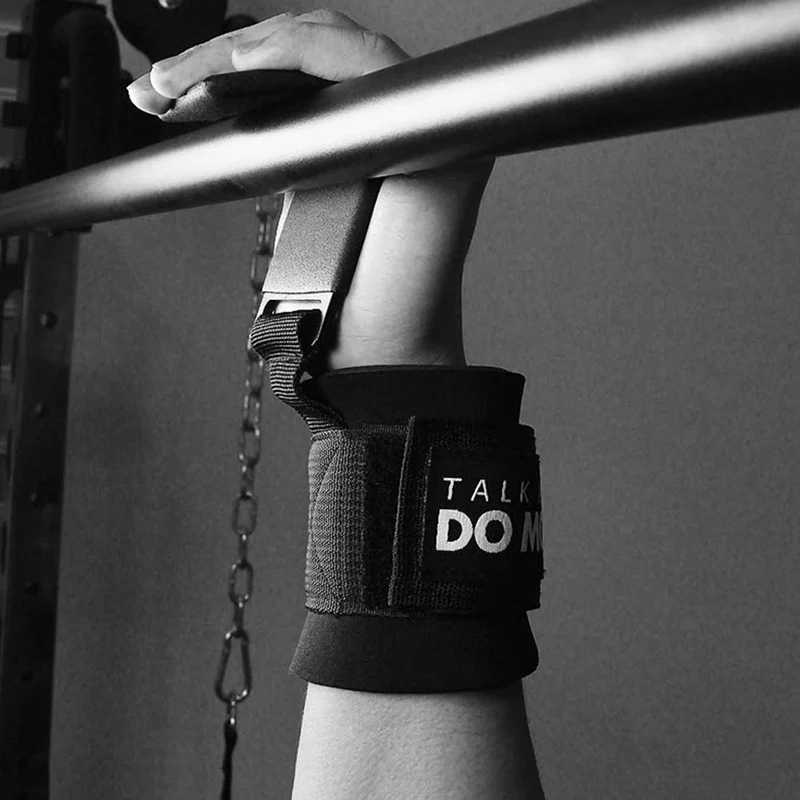 1 пара Тяжелая гимнастическая повязка на запястье фитнес тренировки с поднятием тяжестей ремни мужские Противоскользящие инструменты для