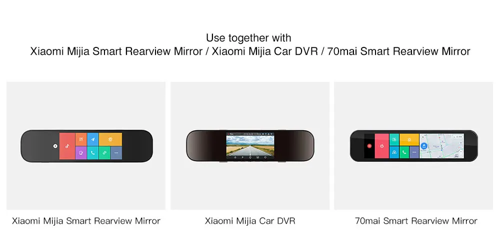 Xiaomi 70mai Car Backup Camera 720P Night Vision IPX7 Waterproof Vehicle Reversing Rear Camera  