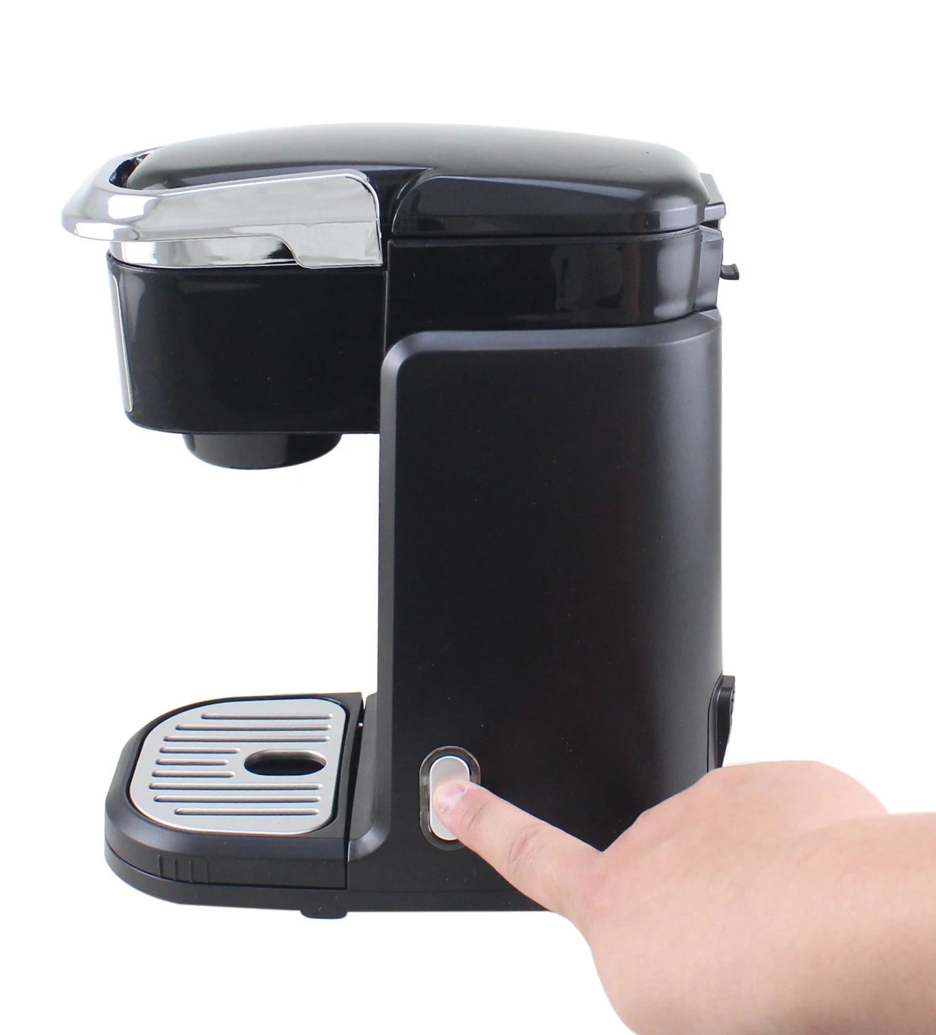 HiBREW кофейник с одной подачей K Cup для приготовления кофе K-Cup Pod и молотого кофе, компактный размер, предназначенный для переноски