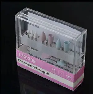 

9pcs/set Professional RA 0309 Dental Composite Polishing Kit For Low-speed Handpiece Contra Angle