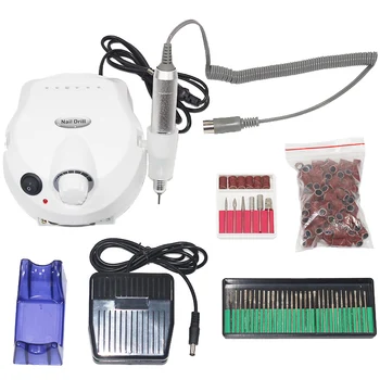 

30000RPM Electric Nail Drill Machine Manicure Machine Drills Accessory Pedicure kit Nail Drill File Bit Nail tool set