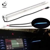 PMFC LED Decorative Light  Car Interior Center Console Atmosphere Light For Camry 2022 White Plastic Ice blue 12V LED Chips ► Photo 1/6