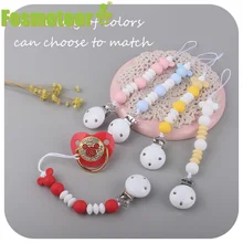 Fosmeteor – chaîne de sucette en Silicone pour bébé, nouveaux produits créatifs, ensemble de chaîne de sucette, diamant brillant, souris, perles, cadeau 
