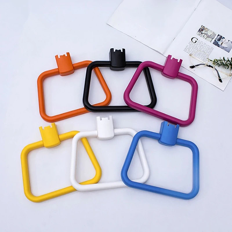 Bathroom Multifunction Powerful Suction Cup Towel Ring Bathroom Punch-free Towel Hanging Ring Seamless Towel Wall Mount