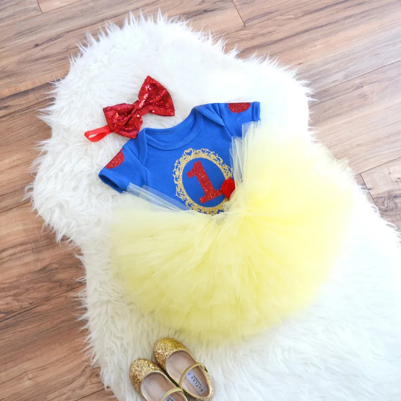 Newborn Baby Girl Sets Tutu Cake Smash Outfits Gift For Girls Clothes 1 Year Birthday Party Wear Clothing 12 Months | Детская одежда и