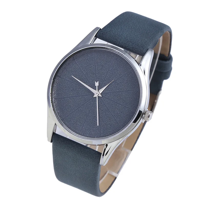

6 Article Ray Creative Design High Quality Matching Color Men And Women-Business Simple Watch Yarn Mill Leather Unisex Wrist Wat