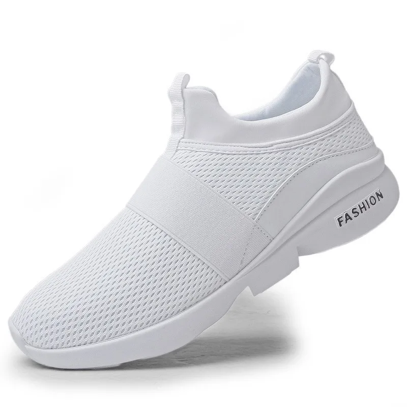 Pop Vogues/мужские ботинки; удобные износостойкие ботильоны; Zapatillas Deportivas; мужские рабочие кроссовки; модная повседневная обувь - Цвет: White