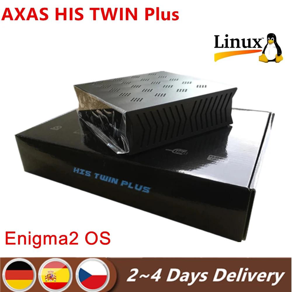 Горячая Распродажа Axas His Twin Plus DVB-S2/S HD Enigma2 спутниковый ТВ-приемник WiFi + Linux E2 Open ATV 6 4