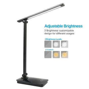 

Creative LED Desk Lamp Folding Dimming Learning Eye Table Lamp Charging Study Desktop Night Light for Children Bedside Bedroom