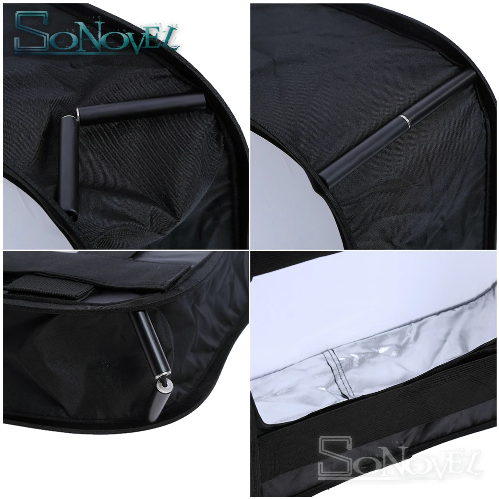 Camera Softbox 23*23 Softbox Diffuser for YONGNUO YN600L II YN900 YN300 YN300 III Air Led Video Light Panel Foldable Soft Filter