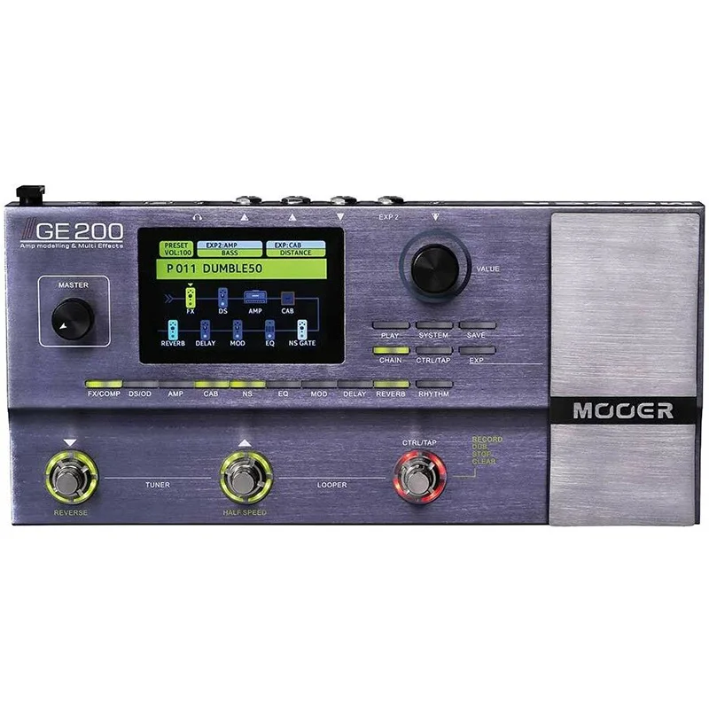 

Magic Ears mooer GE200 Electric Guitar Effector IR Sampling Loudspeaker Box Simulation Comprehensive Recording Preceding Stage D