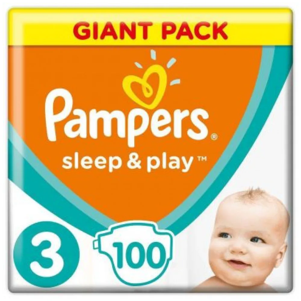 Подгузники Pampers Sleep&Play 3(5-9 кг) 100 шт