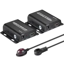 1080P 60m HDMI Extender HDMI Repeater Over Cat 6 Cat 7 Ethernet Cables With IR Function Rj45 Transmitter TX/RX Extender