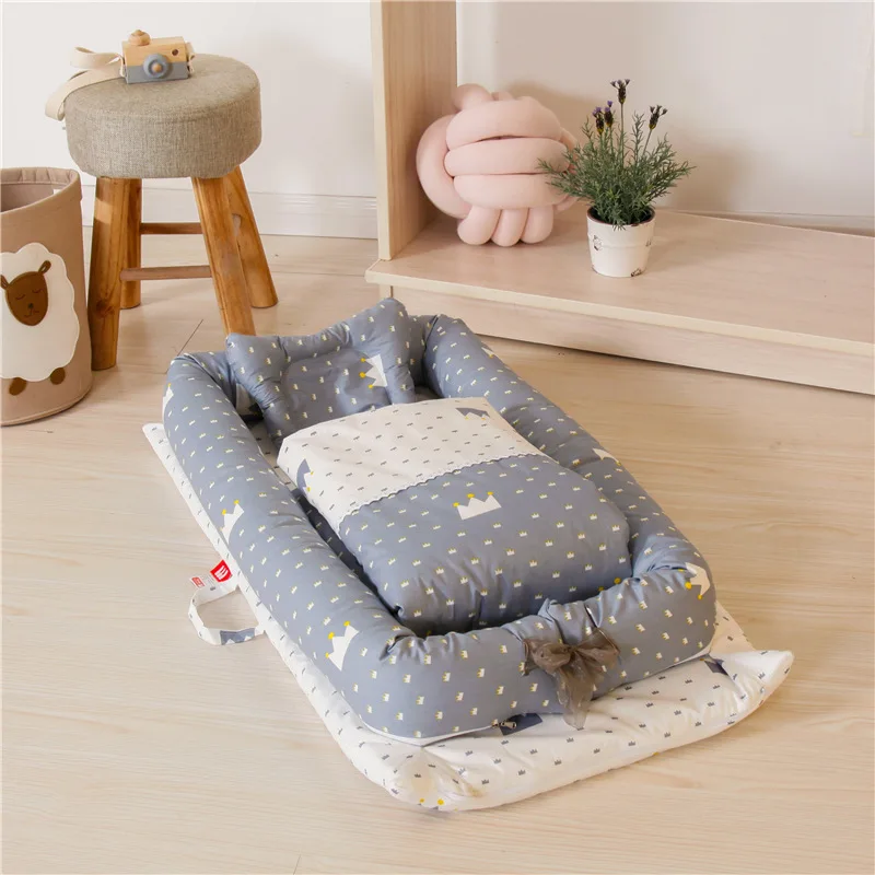 Cunas para dormir para bebé recién nacido, cama portátil lavable, traje de viaje aislado con manta para niños de 0 a 3 años