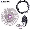 ZTTO MTB 10 Speed 11-46T SLR2 Bicycle Cassette HG Compatible Silver 10S Freewheel 10V CNC K7 For MTB XX X0 X9 X7 M610 M781 M786 ► Photo 3/6