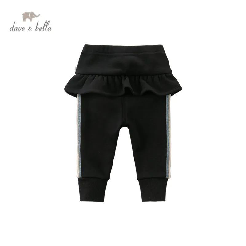 

DB14913 dave bella winter baby girls pants baby fashion striped trousers children high quality trousers