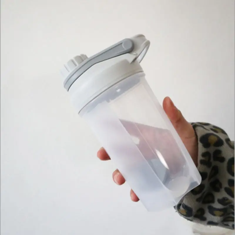 500 мл 750 мл спортивный шейкер, бутылка для протеина BPA свободная стальная бутылка для воды с мячом тренажерный зал фитнес Сывороточный Протеин шейкер миксер Питьевая чашка кружка - Цвет: Shaker