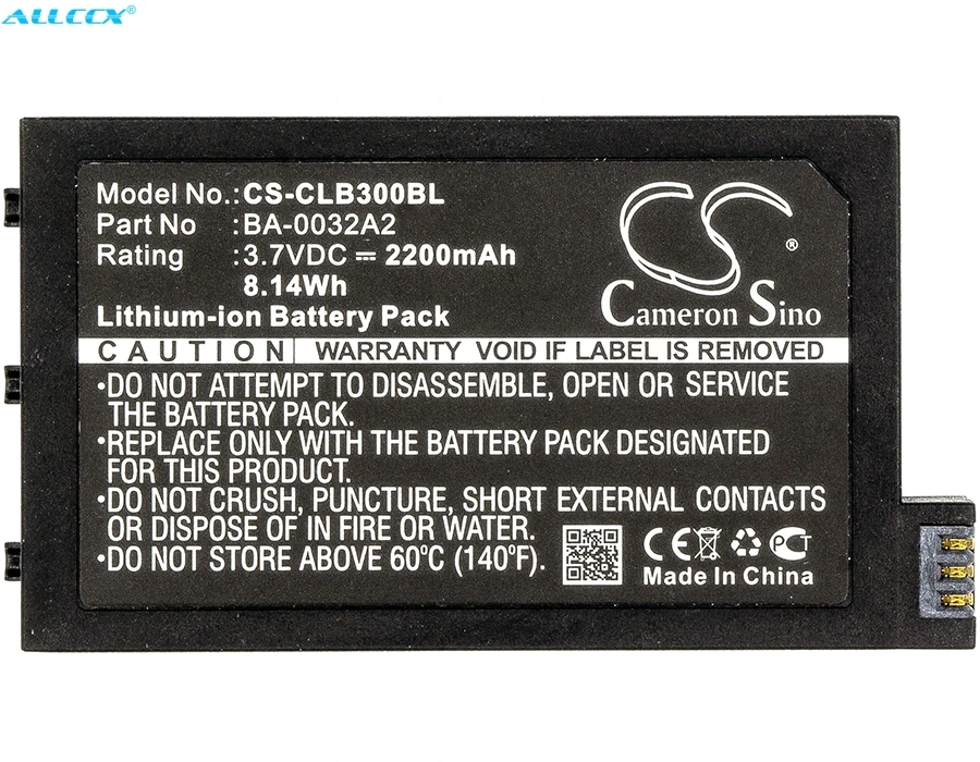 Cameron Sino 2200mAh аккумулятор BA-0032A2 для CipherLab CP30, CP30-L, CP50